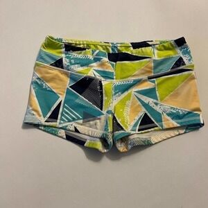 Fleo lucent triangles green blue DL M